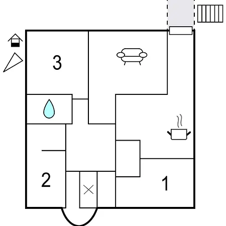 Amazing In With Kitchen Apartment
